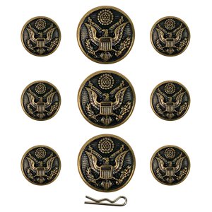Army AGSU Button Set: Eagle 3-36 Ligne and 6-25 Ligne Male