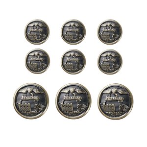 Army AGSU Button Set: Engineer 3-30 Ligne and 6-25 Ligne Female