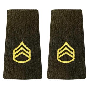 Army AGSU Large Epaulet: Staff Sergeant