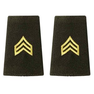 Army AGSU Small Epaulet: Sergeant