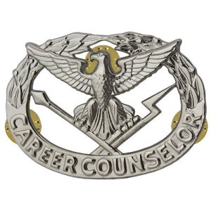 Army Badge: Career Counselor, miniature, mirror finish
