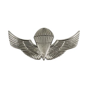 Army Badge: Chilean Jump Wings, Silver Regulation size
