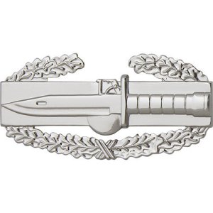 Army Badge: Combat Action First Award, regulation size, mirror finish