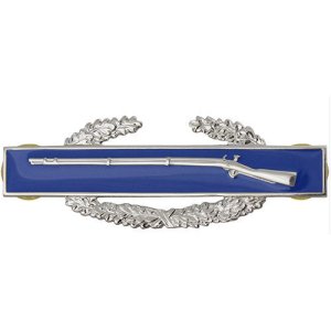 Army Badge: Combat Infantry First Award, regulation size, mirror finish