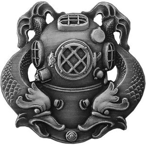 Army Badge: Diver First Class, regulation, oxidized