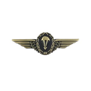 Army Badge: German Jump Wings Antique Gold: Small size