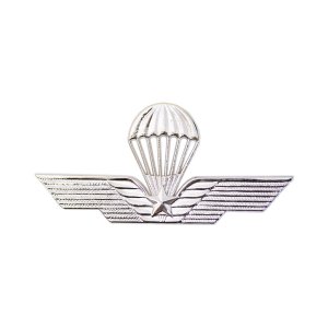 Army Badge: Italian Jump Wings, Silver Regulation size