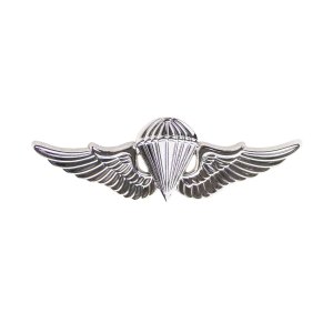Army Badge: Japanese Jump Wings, Silver Regulation size