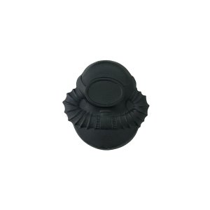 Army Badge: Scuba Diver, black metal
