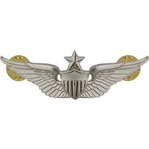 Army Badge: Senior Aviator, regulation size, mirror finish