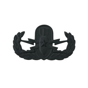 Army Badge: Senior Explosive Ordnance Disposal, black metal