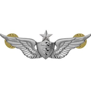 Army Badge: Senior Flight Surgeon, regulation size, mirror finish