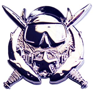 Army Badge: Special Operation Diver Supervisor, Miniature size, mirror finish