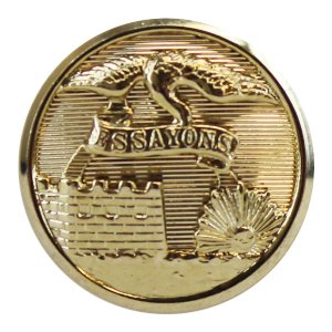 Army Button: Engineer 30 Ligne, pair