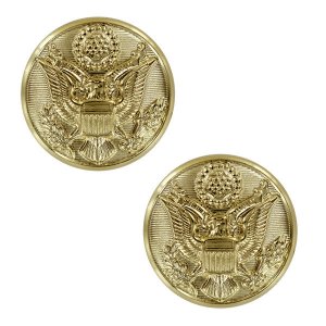 Army Button Officer Screw Cap 22k