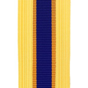 Army Cap Braid: Aviation, gold nylon, ultramarine blue