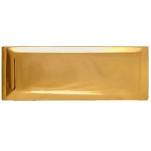 Army Cap Rank: Second Lieutenant, large, 22k gold plated