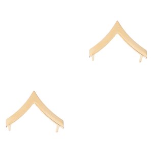 Army Chevron: Private, 22k gold plated