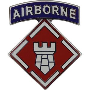 Army Combat Service Identification Badge (CSIB): 20th Engineer with Tab Brigade