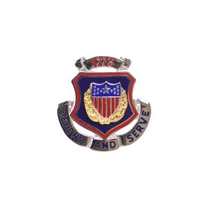 Army Corps Crest: Adjutant General, Defend and Serve 1775