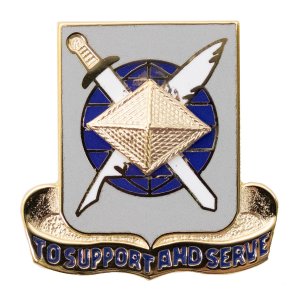 Army Corps Crest: Finance, To Support and Serve
