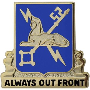 Army Corps Crest: Military Intelligence, Always Out Front