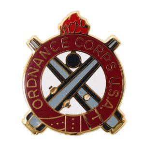 Army Corps Crest: Ordnance, Ordnance Corps USA.