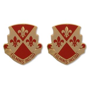 Army Crest: 104th Regiment, Fulminis Instar