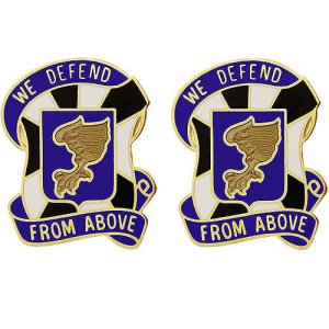 Army Crest: 108th Aviation, We Defend From Above
