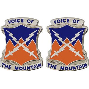 Army Crest: 10th Signal Battalion, Voice of The Mountain
