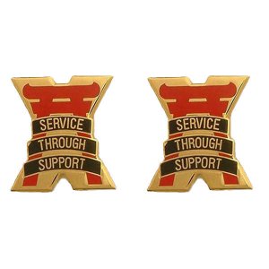 Army Crest: 10th Support Group, Service through Support