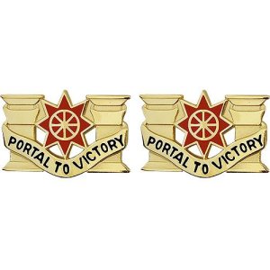 Army Crest: 10th Transportation Battalion, Portal to Victory