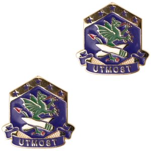 Army Crest: 110th Chemical Battalion, Motto: Utmost