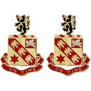 Army Crest: 11th Field Artillery, On Time