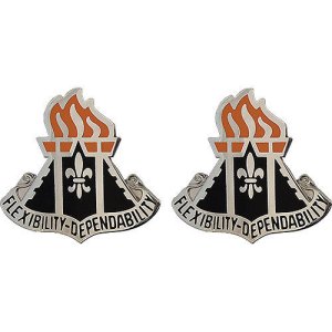 Army Crest: 11th Signal Brigade, Flexibility Dependability