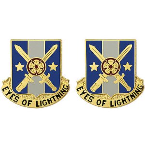 Army Crest: 125th Military Intelligence Battalion, Eyes of Lightning