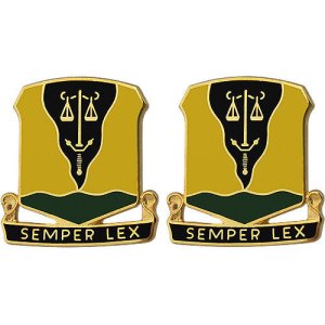 Army Crest: 125th Military Police Battalion, Semper Lex