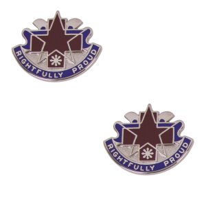 Army Crest: 131st Field Hospital, Motto: Rightfully Proud