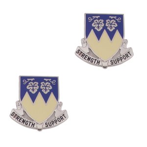 Army Crest: 13th Support Battalion, Motto: Strength Support