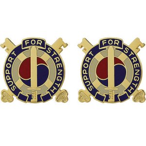 Army Crest: 142nd Support Battalion, Support for Strength