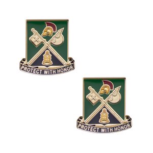 Army Crest: 143rd Military Police Battalion, Protect With Honor