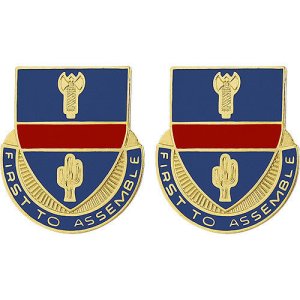 Army Crest: 162nd Infantry (ARNG OR), First to Assemble
