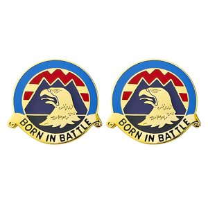 Army Crest: 16th Aviation Group, Motto: Born In Battle