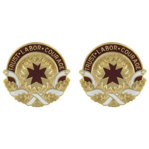 Army Crest: 18th Medical Command, Trust Labor Courage