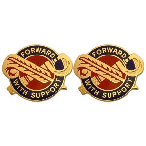 Army Crest: 194th Maintenance Battalion, Forward with Support
