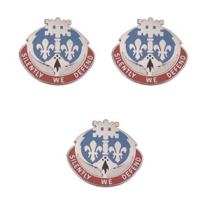 Army Crest 2040th Military Intelligence Battalion: Motto, Silently We Defend