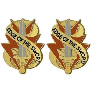Army Crest 21st Signal Brigade: Edge of The Sword