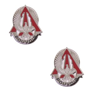 Army Crest: 227th Aviation Battalion, Motto: Pouvoir