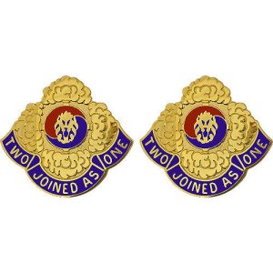 Army Crest: 23rd Chemical Battalion, Two Joined As One