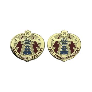 Army Crest: 242nd Ordnance Battalion, Motto: Fast Tough Efficient